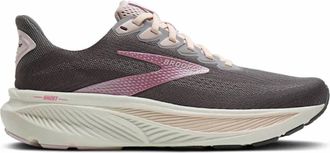 Brooks Womens Ghost 17 Running Shoes In Poppy Seed/pink/bluewash