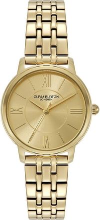Olivia Burton Westbourne Two-Tone Bracelet Watch, 30mm in Gold at Nordstrom