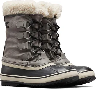Sorel Winter Carnival Waterproof Boot in Quarry/Black at Nordstrom, Size 5.5