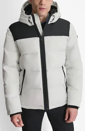DKNY Puffer Jacket in Ice at Nordstrom Rack, Size Xx-Large