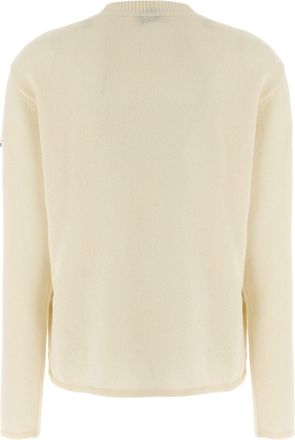 Moncler Womens White Wool Cardigan Clothing