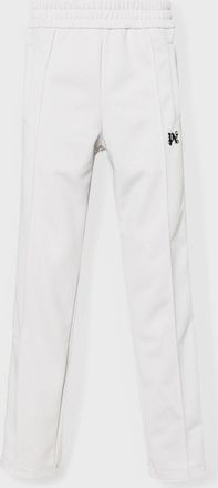 Palm Angels Mens Monogram Classic Track Pants Light Grey - Size X-Large