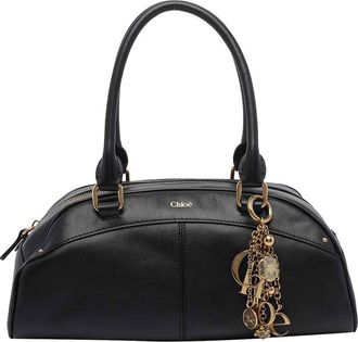 Chlo&eacute; Black Bowling Bag