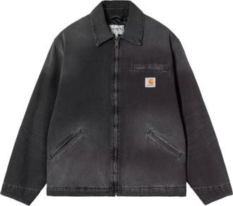 Carhartt Work in Progress Jassen, Heren, Zwart, S, OG Detroit Jacket