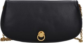 Gianni Chiarini Leren Tas - Dames - Schoudertassen - Zwart - ONE Size - Leer - Tassen