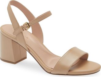 Cole Haan Josie Block Heel Sandal in Tuscan Sand Leather at Nordstrom Rack, Size 5.5