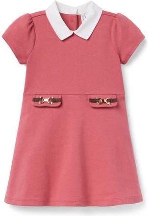 Janie and Jack The Quilted Bridle Bit Dress in Coral at Nordstrom, Size 12-18M