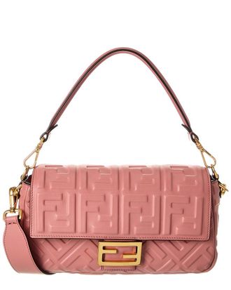 Fendi Fendi Baguette Leather Shoulder Bag