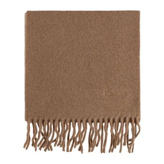 Max Mara Winter Scarves, female, Brown, Size: ONE SIZE Fragore Wool Scarf
