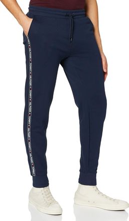 Tommy Hilfiger Mens Track Pant Hwk Um0um00706 Tracksuit Pant, Blue (Navy Blazer), M