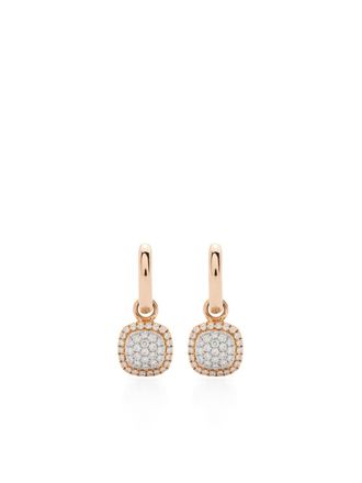 Tirisi 18kt rose and white gold diamond earrings