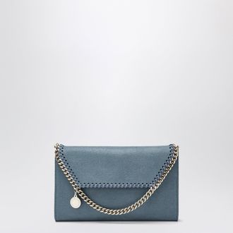 Stella McCartney Light blue Falabella shoulder wallet bag