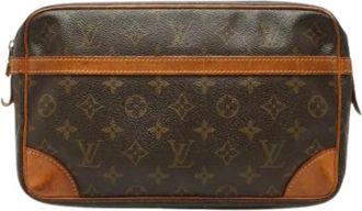 Louis Vuitton Pre-owned Clutches, male, Brown, Size: ONE SIZE Pre-owned Vintage Clutch Bag
