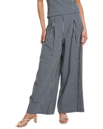 English Factory Striped Wide Leg Pant