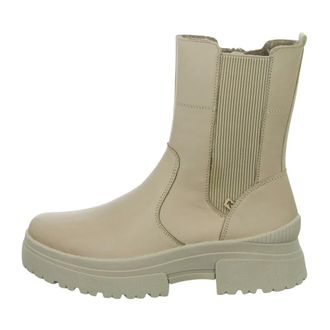 Rieker Chelsea Boot - Dames - Schoenen - Beige - Maat: 42 EU Leer