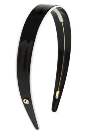 L. Erickson Alessia Headband in Black/white at Nordstrom