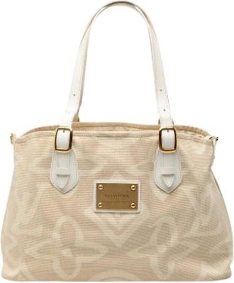 Louis Vuitton Pre-owned Handbags, female, Beige, Size: ONE SIZE Pre-owned Tahitienne Cabas PM