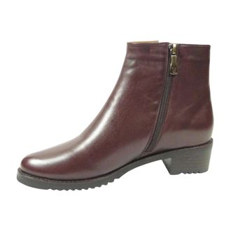 Everybody By B.Z Moda Belport Enkellaarsjes - Dames - Schoenen - Bruin - Maat: 39 EU Zijde
