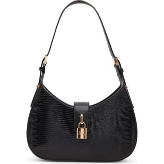 Anne Klein Curved Shoulder Bag in Black at Nordstrom Rack