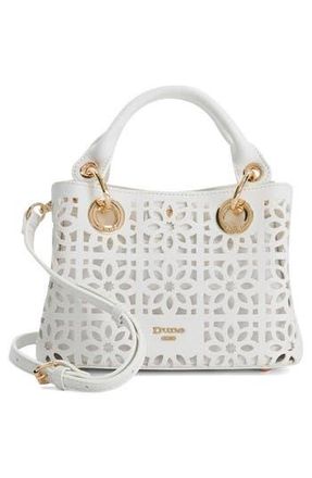 Dune London Diddydelaser Faux Leather Top Handle Bag in White at Nordstrom Rack
