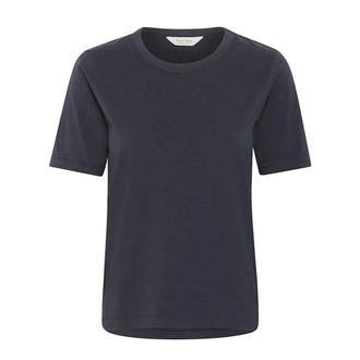 Part Two Midnight T-shirt met korte mouwen - Dames - Tops - Zwart - Maat: S Katoen