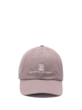 Brunello Cucinelli Baseball Cap With Embroidery