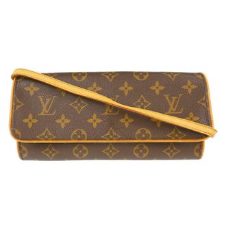 Louis Vuitton Twin Monogram Canvas Brown Canvas Handbag (Pre-Owned)