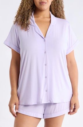 Nordstrom Moonlight Eco Short Pajamas in Purple Thistle at Nordstrom, Size 2X