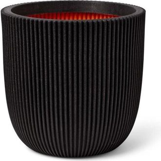 Capi Capi - Maceta de forma esférica europe - groove nl - 43 x 41 cm - Negro