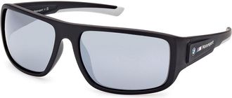 BMW BS0023 02C Mens Sunglasses Black Size 63