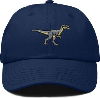 Dalix Velociraptor Dad Cap in Navy Blue at Nordstrom