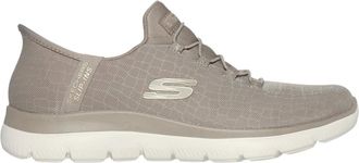 Skechers Schoenen, Dames, Grijs, 39 EU, Summits-Classy Night Slip-on Sneaker