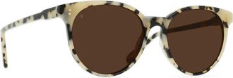 Raen Optics Womens Norie Cat-Eye Sunglasses In Ivory Tortoise/carob