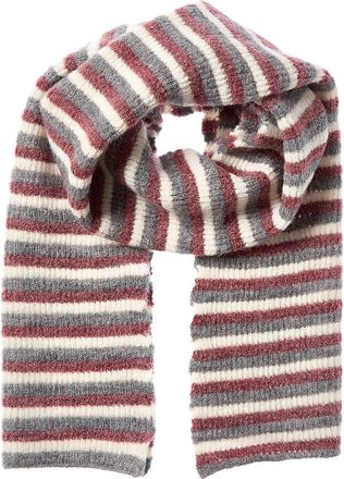 Portolano Striped Alpaca & Wool-Blend Scarf
