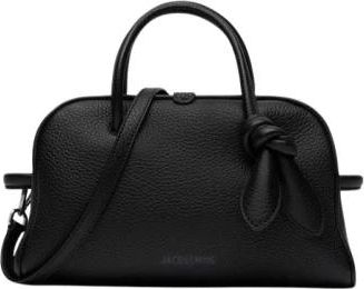Jacquemus Le Petit Turismo - Dames - Handtassen - Zwart - ONE Size - Leer - Tassen