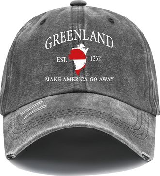Generic Make America Go Away Hat, Greenland Hat, Make America Go Away Baseball Cap Grey