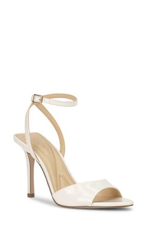 Jessica Simpson Davara Ankle Strap Pointed Toe Sandal in Bright White at Nordstrom, Size 9.5