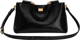 Dolce & Gabbana Vittoria Schoudertas - Dames - Schoudertassen - Zwart - ONE Size - Leer - Tassen