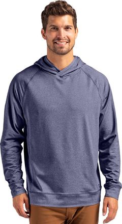 Cutter & Buck Adapt Knit Recycled Mens Heathered Hooded Pullover
