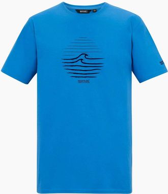 Regatta Mens Regatta Mens Cline IX Wave T-Shirt - Blue - Size: 36