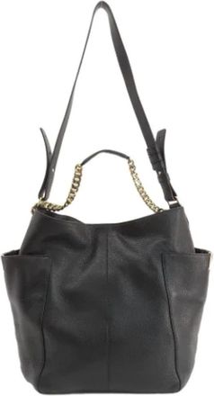 Jimmy Choo London Pre-owned Shoulder Bags, female, Black, Size: ONE SIZE Pre-owned Leather shoulder-bags