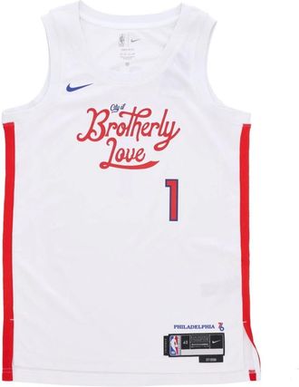 Nike Basketball Tanktop City Edition - Heren - Fitness - Wit - XL - Polyester - Fitness