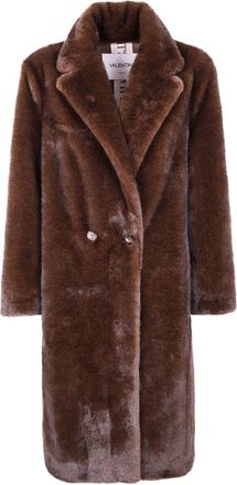 VALENTINI 1972 Eco Mink Midi Single Breasted Faux Fur