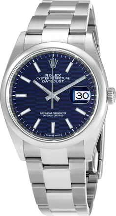 Rolex Datejust 36 Automatic Chronometer Blue Dial Ladies Watch 126200BLFSO