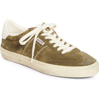 Golden Goose Soul Star Low Top Sneaker in Olive Green/White/Milk at Nordstrom, Size 13Us