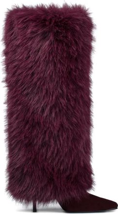 Le Silla 110 mm Andy su&egrave;de enkellaarzen - Roze