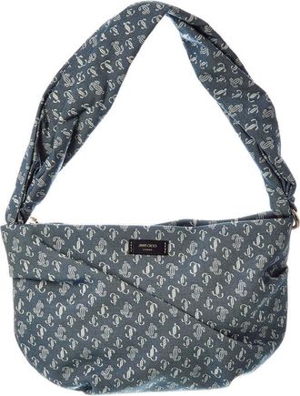 Jimmy Choo London Bonny Denim Shoulder Bag
