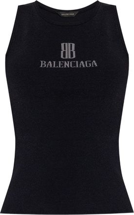 Balenciaga Womens Nano Bb Tank Top