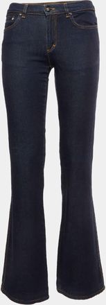 Roberto Cavalli Dark Blue Denim Straight Fit Jeans S/waist