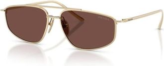 Prada Dames, Accessoires, Geel, Maat: 58 MM